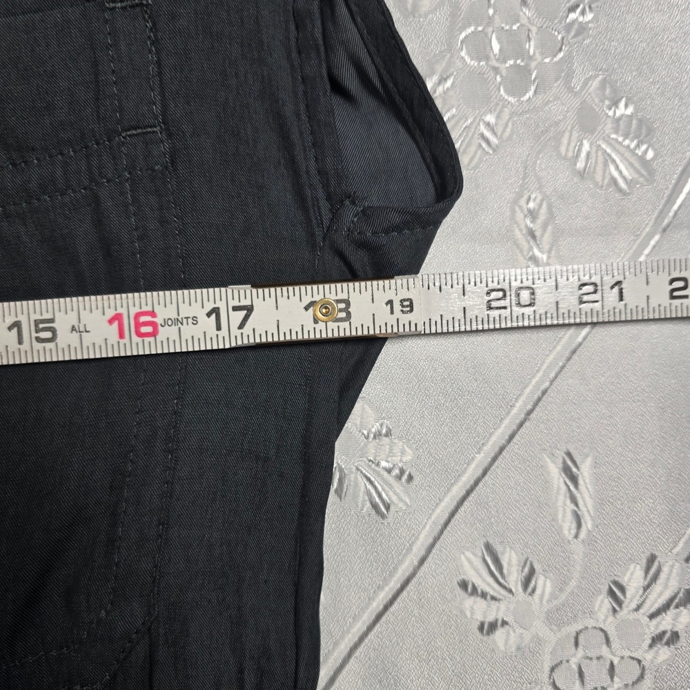 Banana Republic Petite XS Maxi Dress Black Sleeveless Button Front Career Casual - Picture 5 of 13